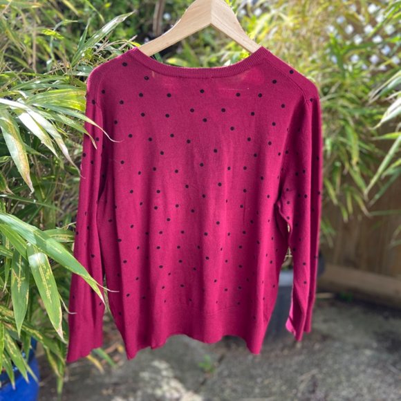 Polka Dot Cardigan - Picture 3 of 3